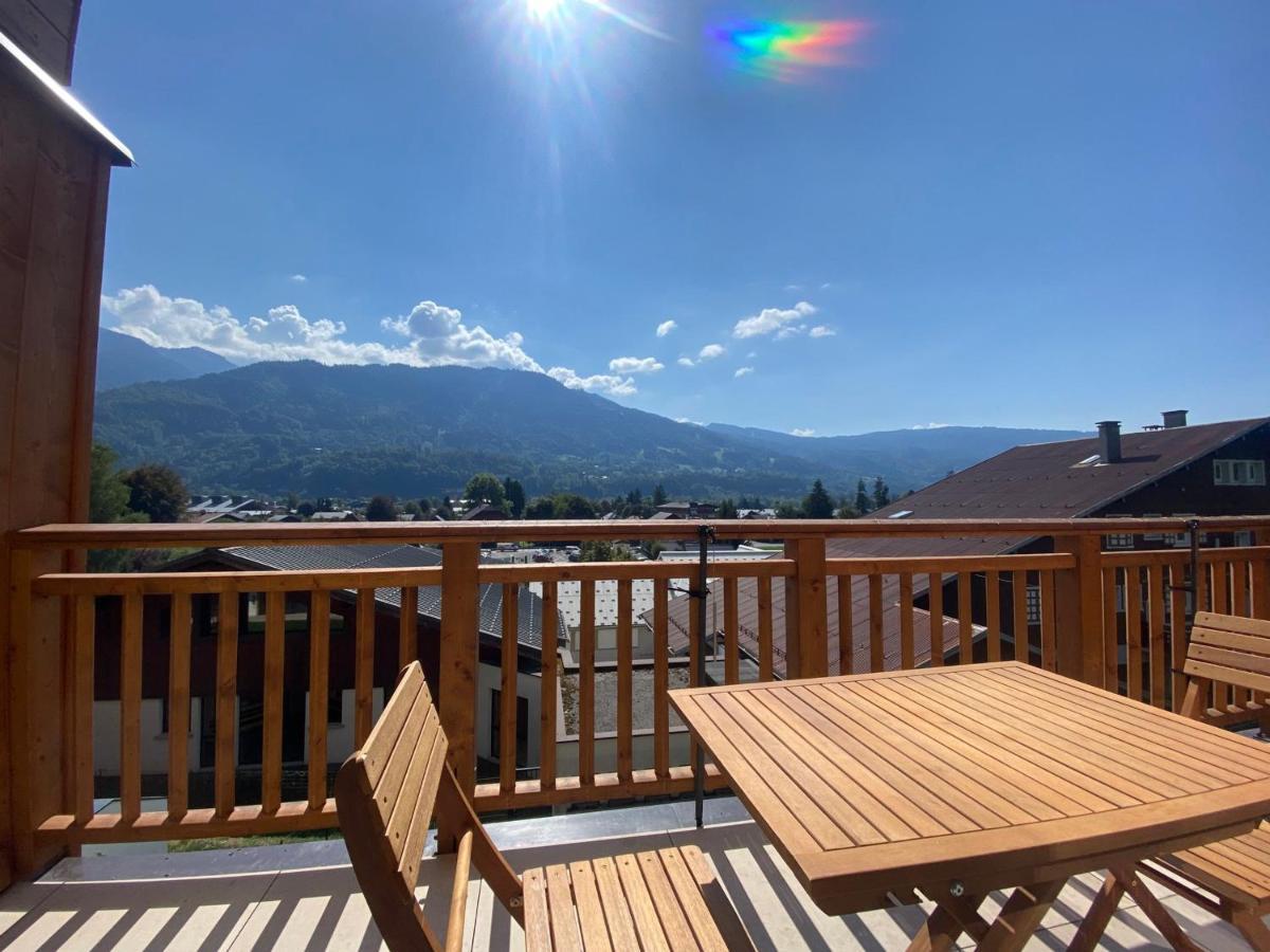 Appartement Familial Neuf Pres Du Village, 3 Chambres, Balcon Sud, Parking, Proche Ski-Bus, Samoens - Fr-1-642-80 מראה חיצוני תמונה